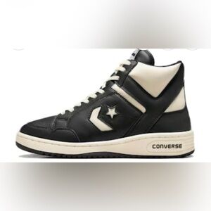 Converse Weapon High Black Natural Ivory Sneakers Men’s 8 Women’s 9.5 NIB
